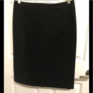 PRADA JET BLACK SKIRT MADE IN ITALY Size 44!!